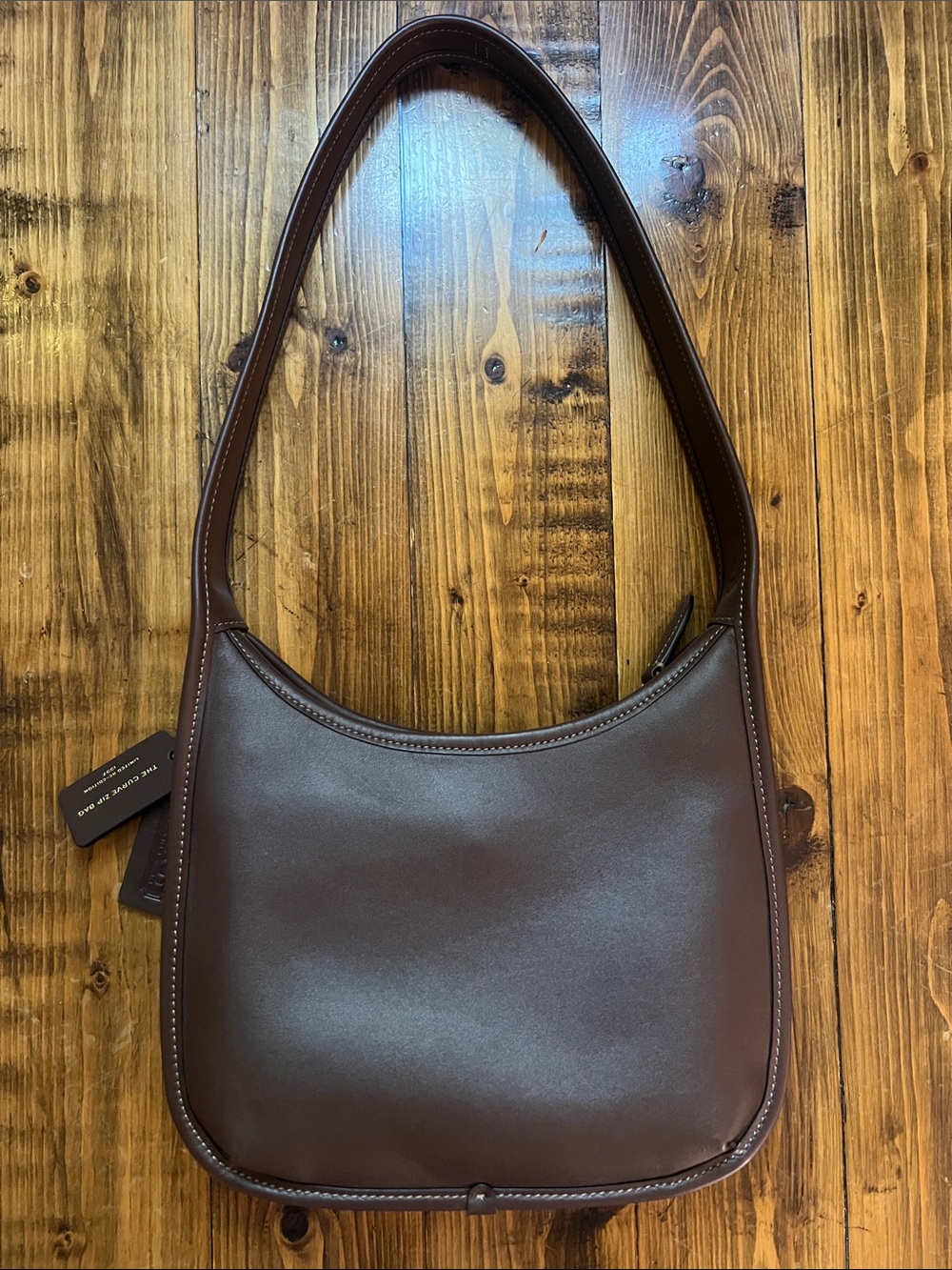 Coach Curve Zip Bag, Maple Re-edition